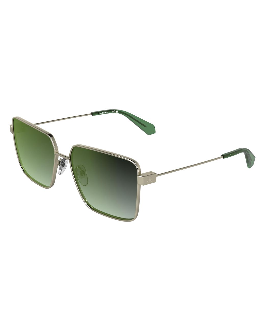 Calvin Klein Black Ckj26201S 718 Sunglasses Metal Squared Normal