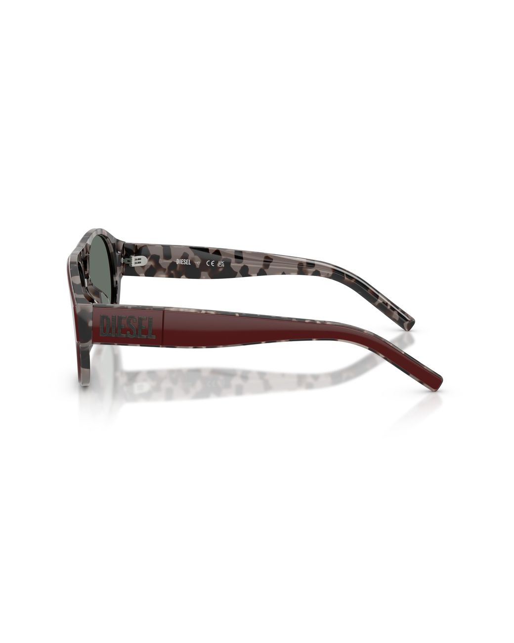 DIESEL Black Dl2023U 20726V Sunglasses Acetate Round Normal