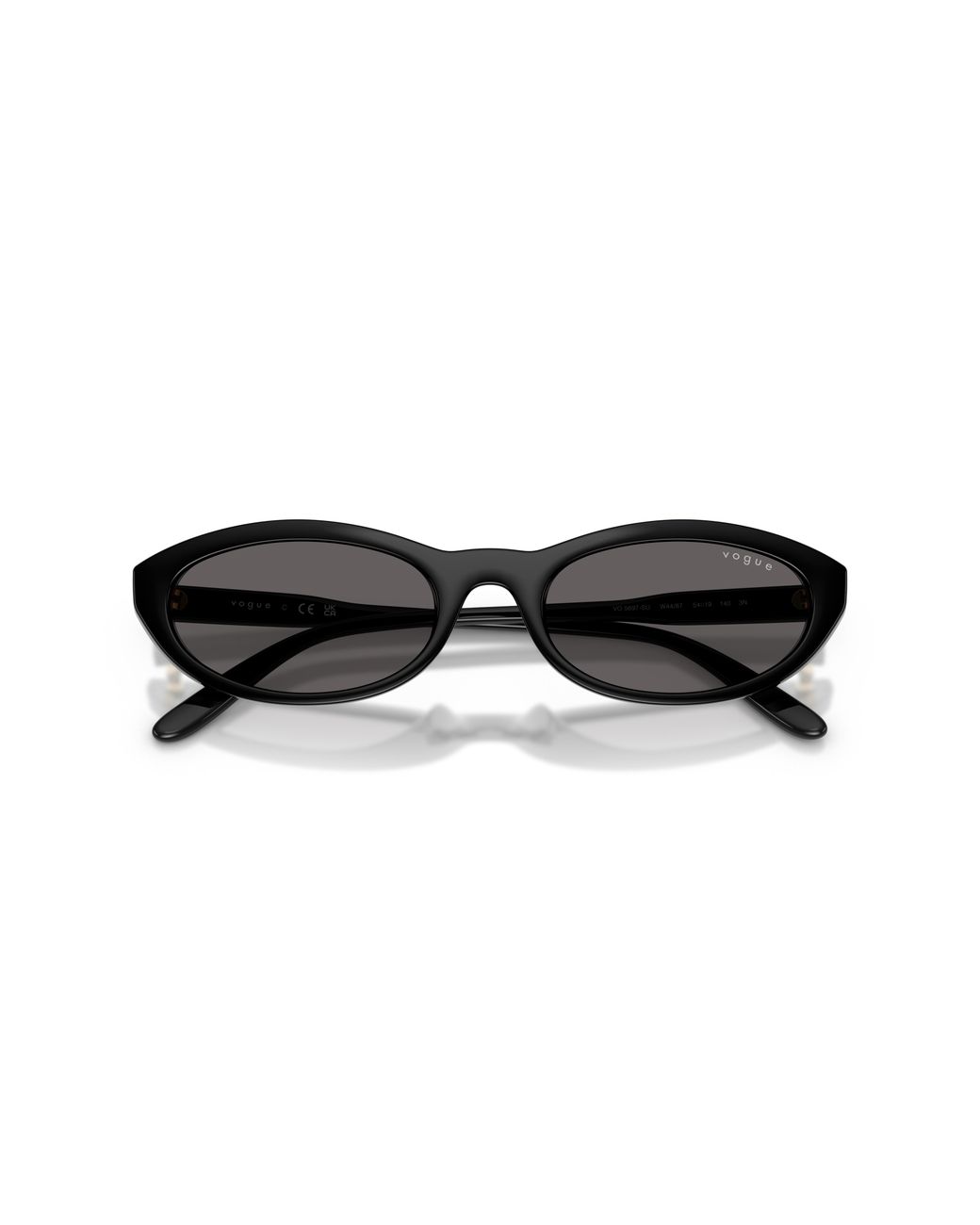 Vogue Eyewear Black Vo5697Su W44/87 Sunglasses Nylon Round Normal