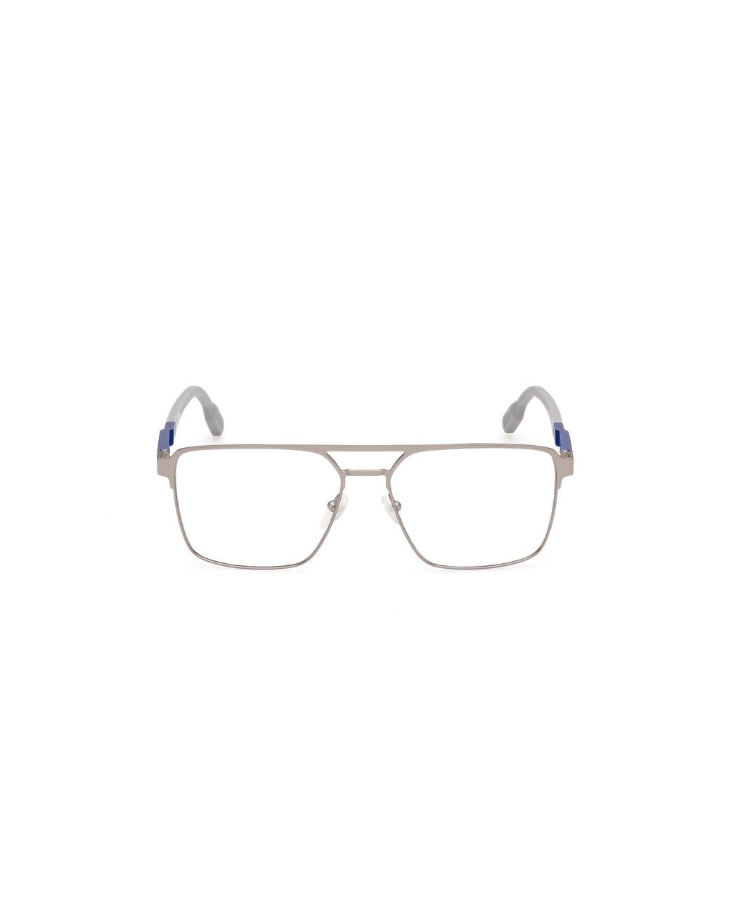 Adidas Originals Black Sp5069 15 Optical Frames Metal Geometric Normal for men