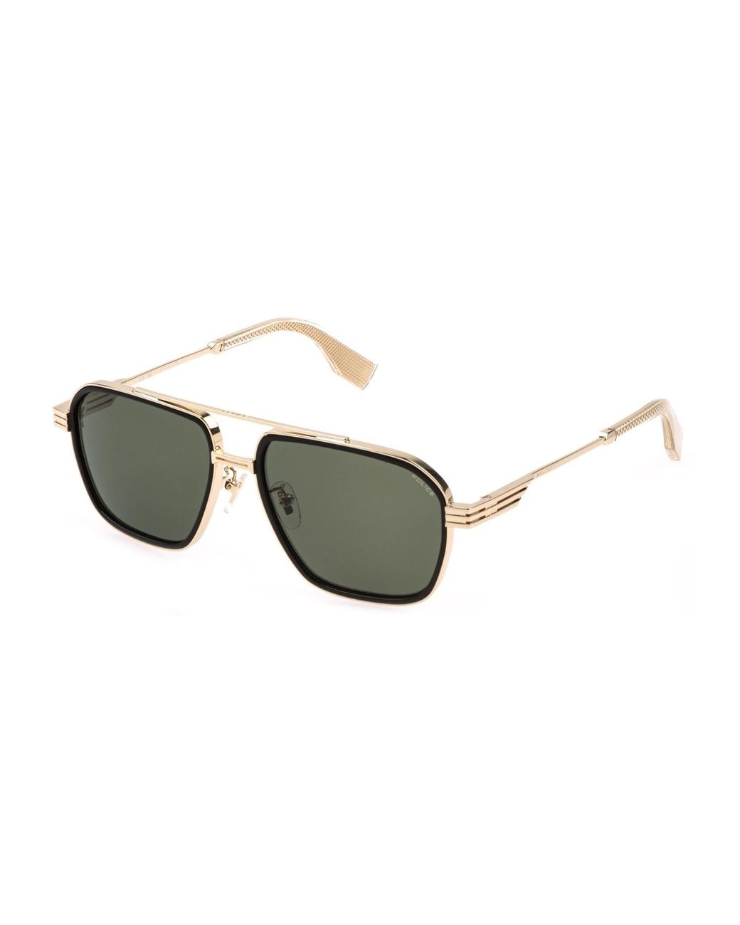 Police Black Splq91E Mercury 1 300Y Sunglasses Metal Squared Normal for men