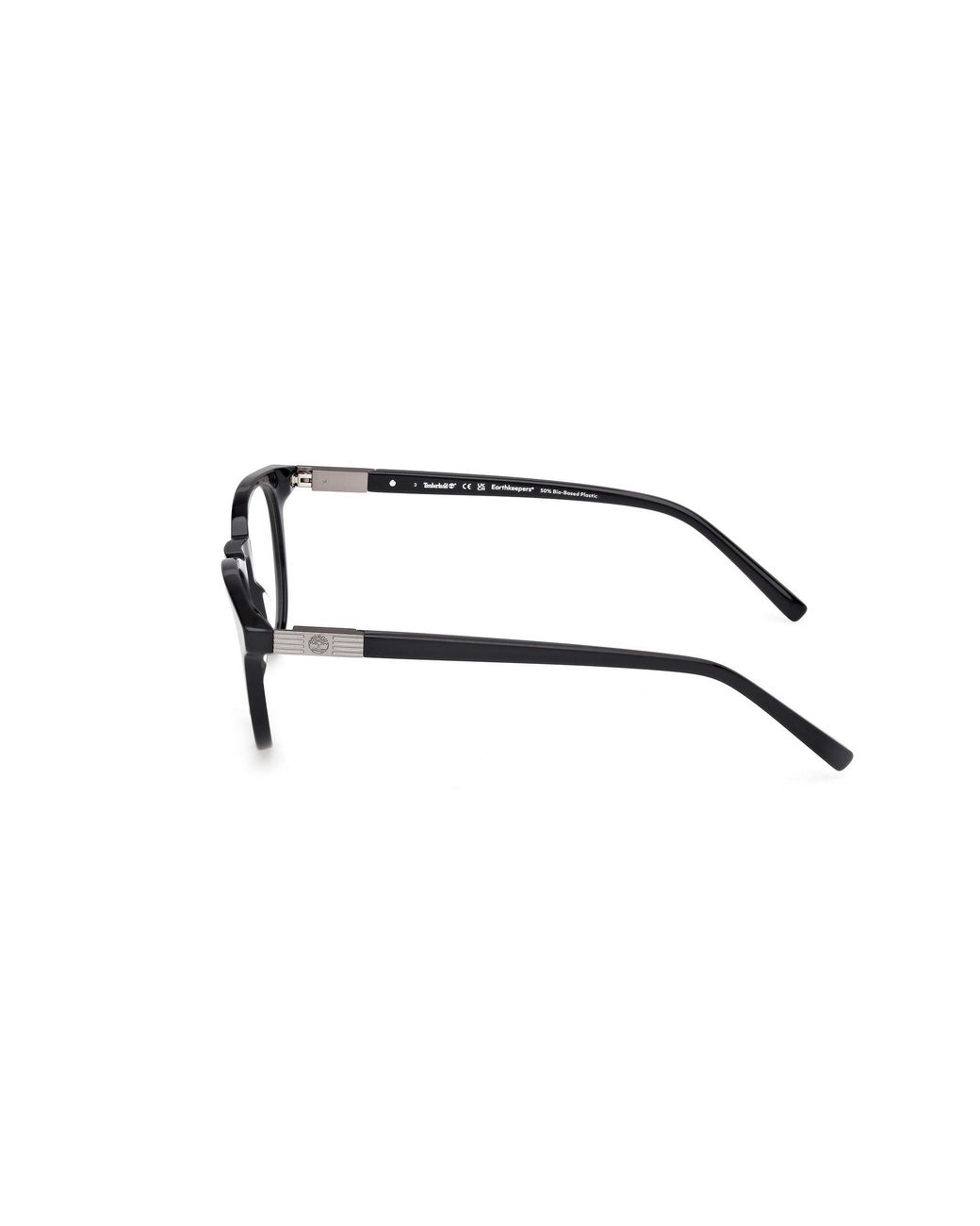 Timberland Black Tb50071 001 Optical Frames Acetate Round Normal for men