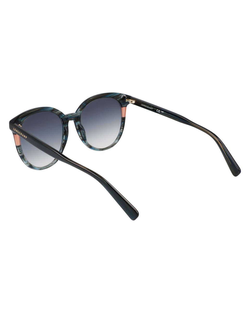Longchamp Black Lo752S 406 Sunglasses Acetate Round Normal Normal