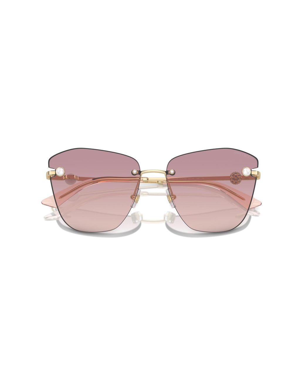 Jimmy Choo Black Jc4004Hb 300668 Sunglasses Metal Butterfly Normal Shaded