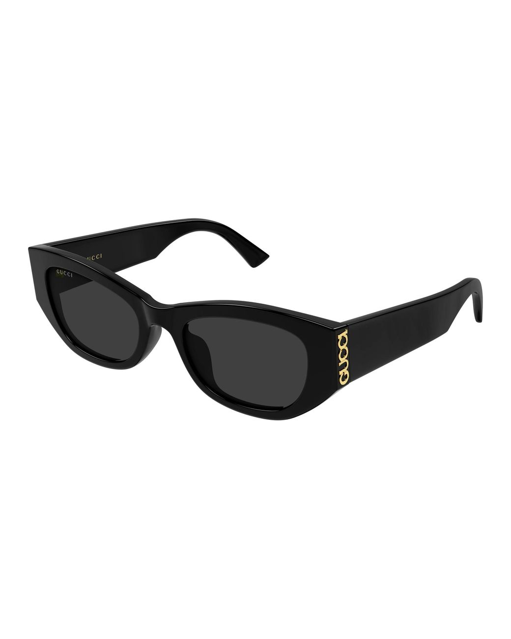 Gucci Black Gg2044Sa 001 Sunglasses Acetate Cat Eye
