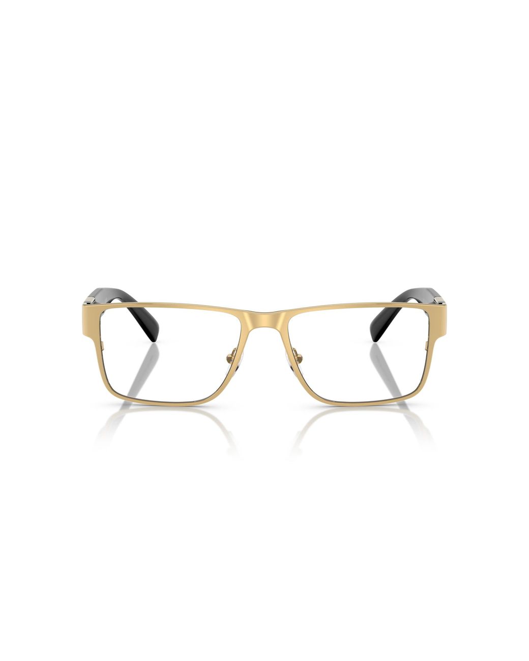 Versace Black Ve1274 1002 Optical Frames Metal Squared Normal for men