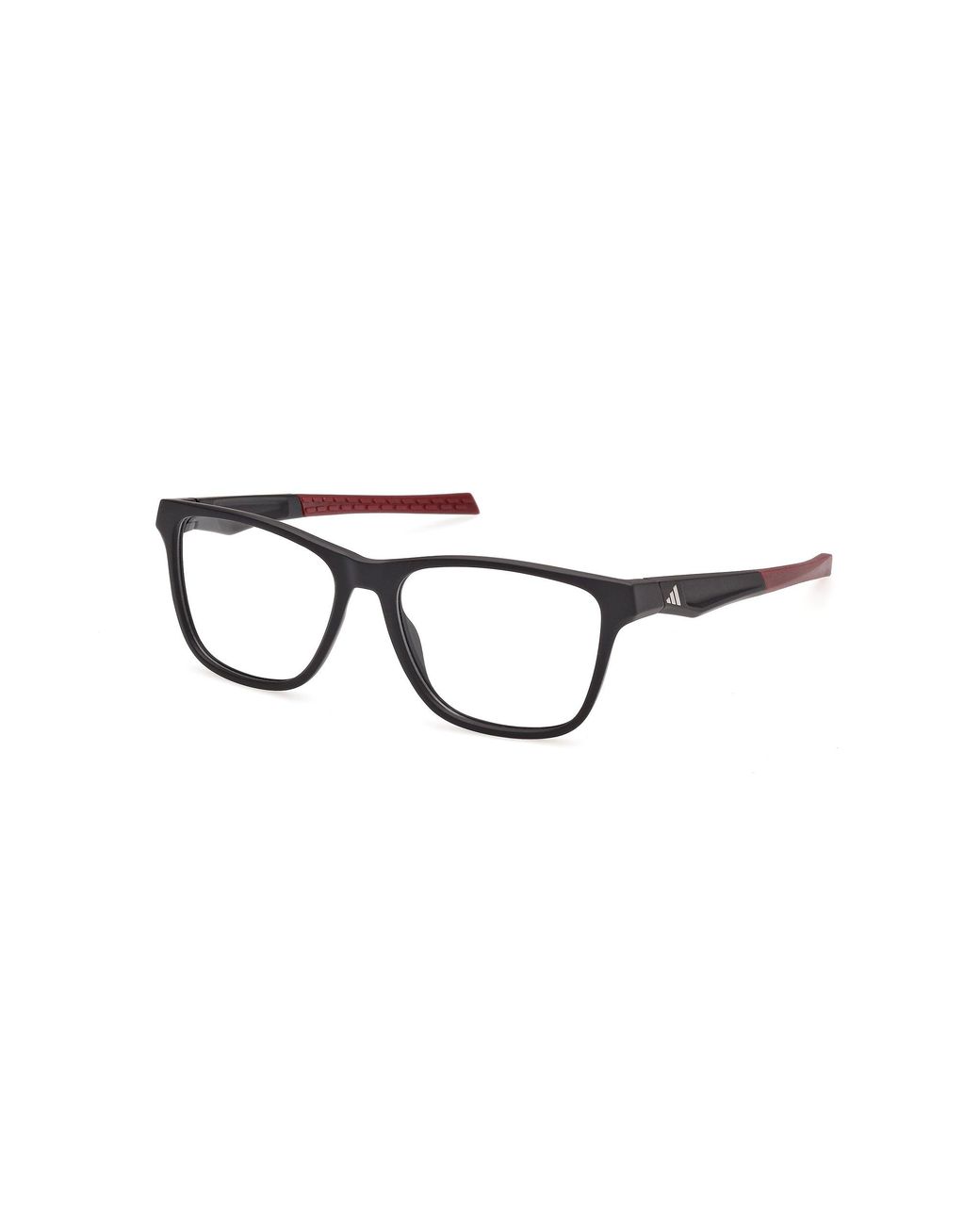 Adidas Originals Black Sp5118 002 Optical Frames Injected Geometric Normal for men