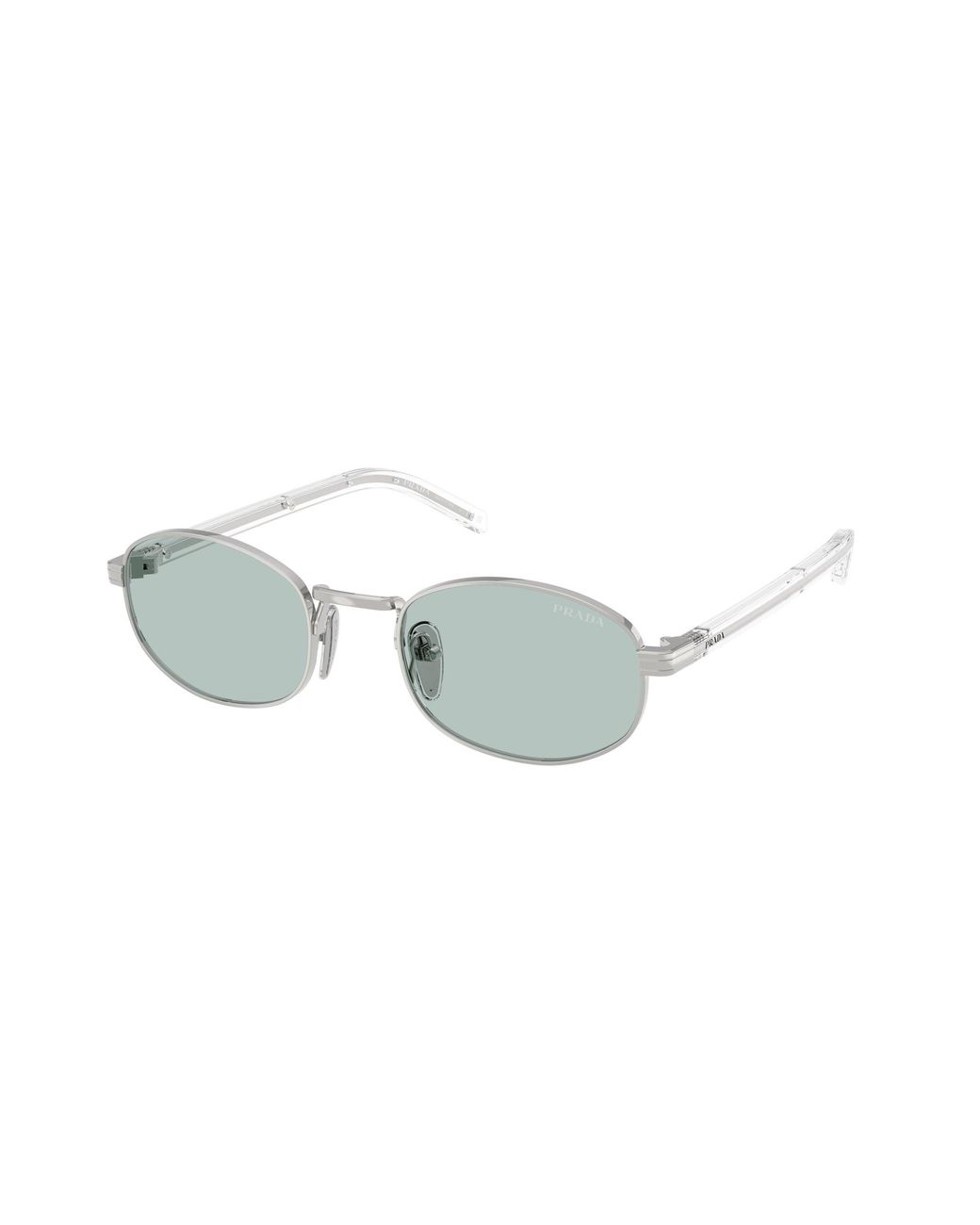 Prada Black Pr B53S 1Bc40N Sunglasses Metal Round Normal