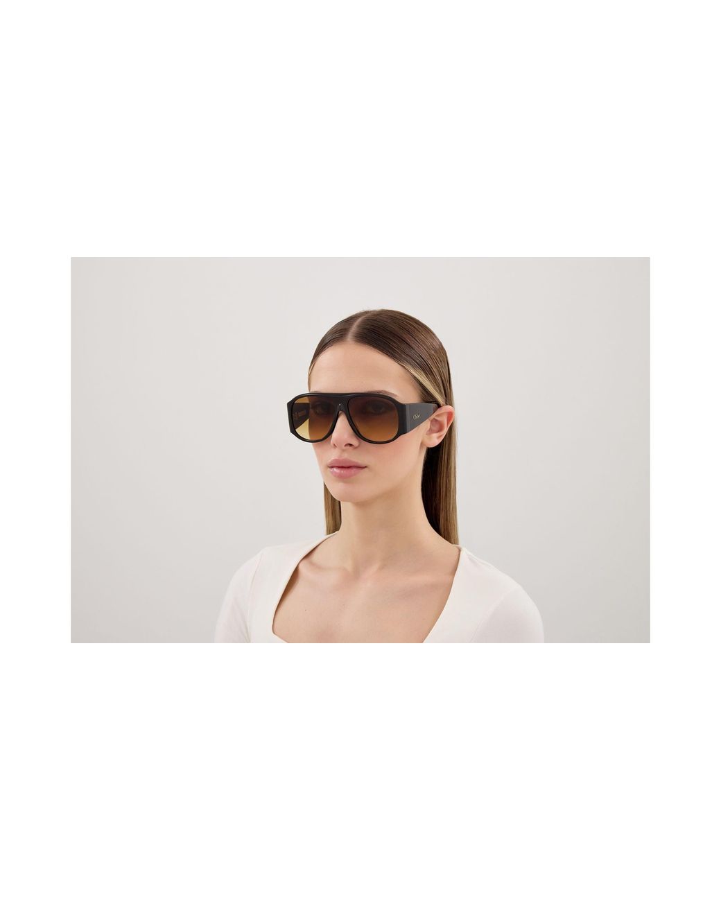 Chloé Black Ch0347S 001 Sunglasses Acetate Pilot