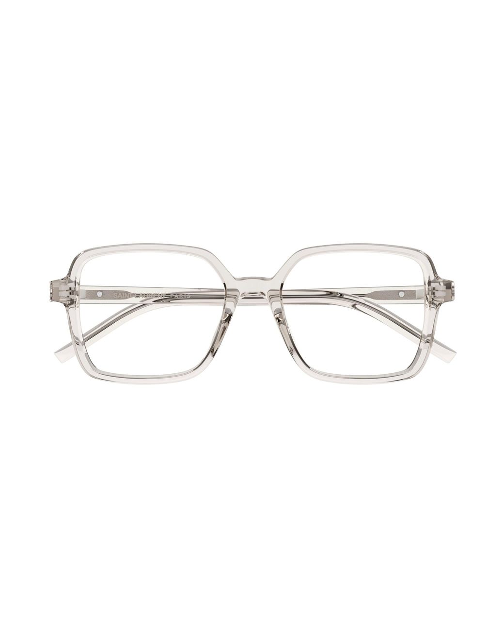 Saint Laurent Black Sl M139 004 Optical Frames Acetate Transparent Squared