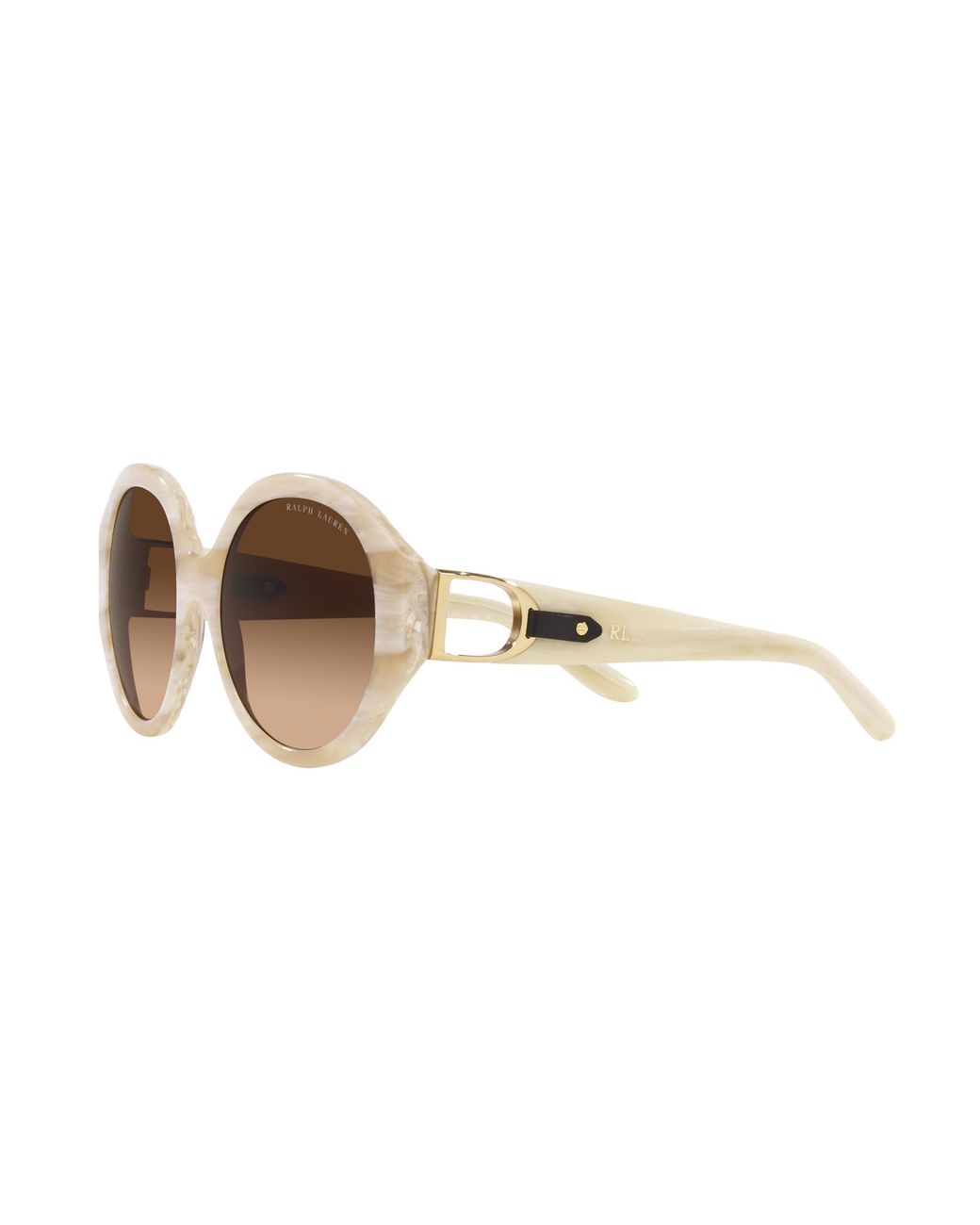 Ralph Lauren Black Rl8188Q 608474 Sunglasses Acetate Round Normal Nuanced
