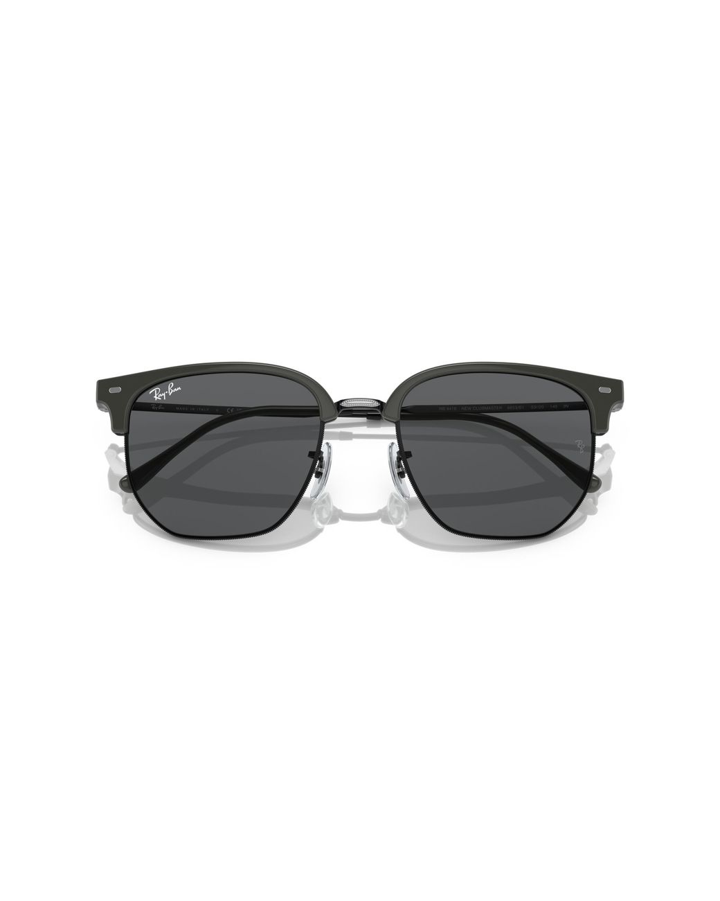 Ray-Ban Black Rb4416 New Clubmaster Square Sunglasses
