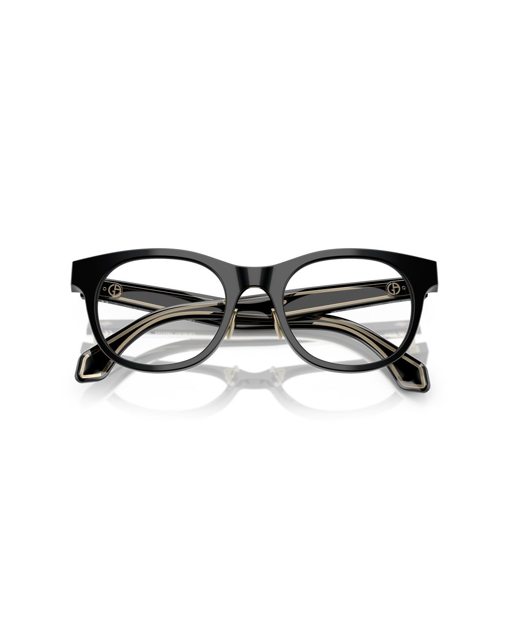 Giorgio Armani Black Ar7269 5001 Optical Frames Acetate Round Normal