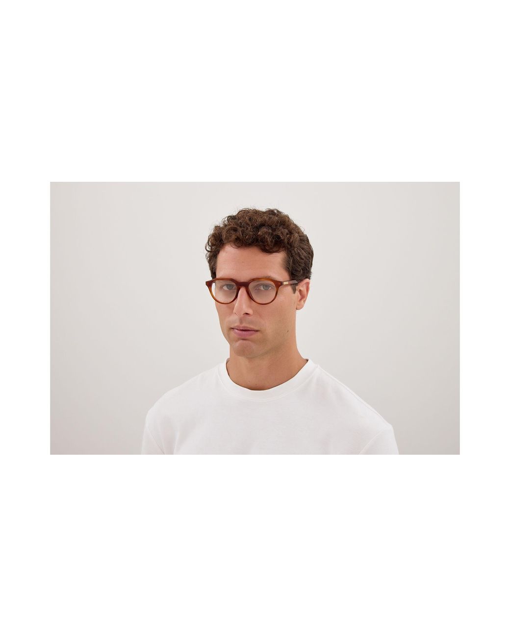 Gucci Black Gg2083O 004 Optical Frames Acetate Transparent Round for men
