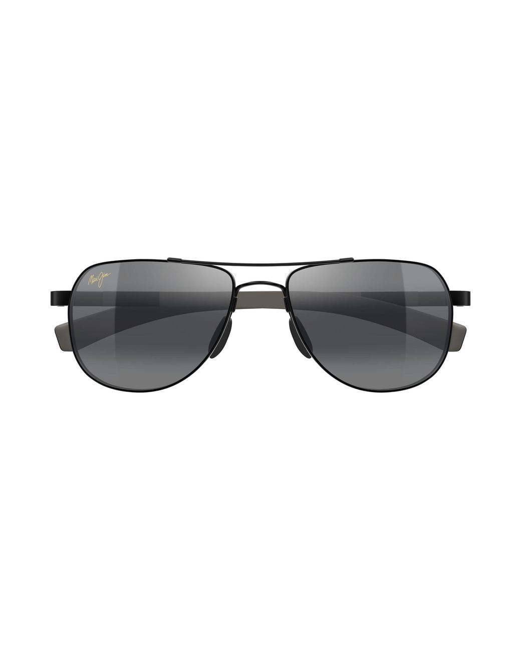 Maui Jim Black Mj0327S 002 Occhiali Da Sole Grigio Squadrata