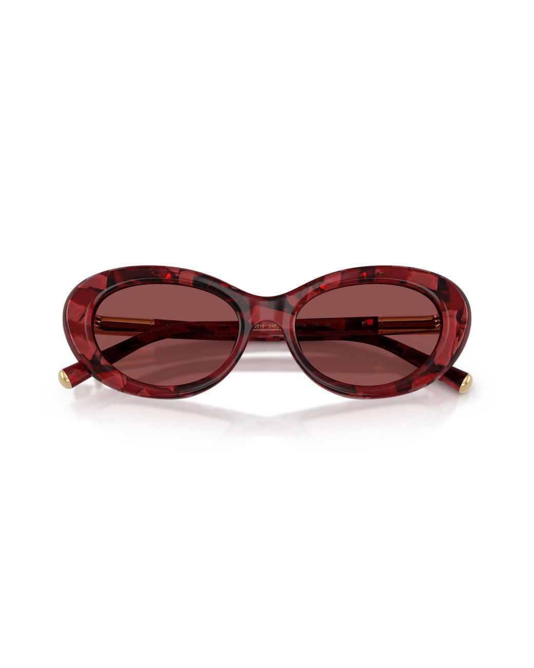 Dolce & Gabbana Black Dg4519 346375 Sunglasses Acetate Round Normal