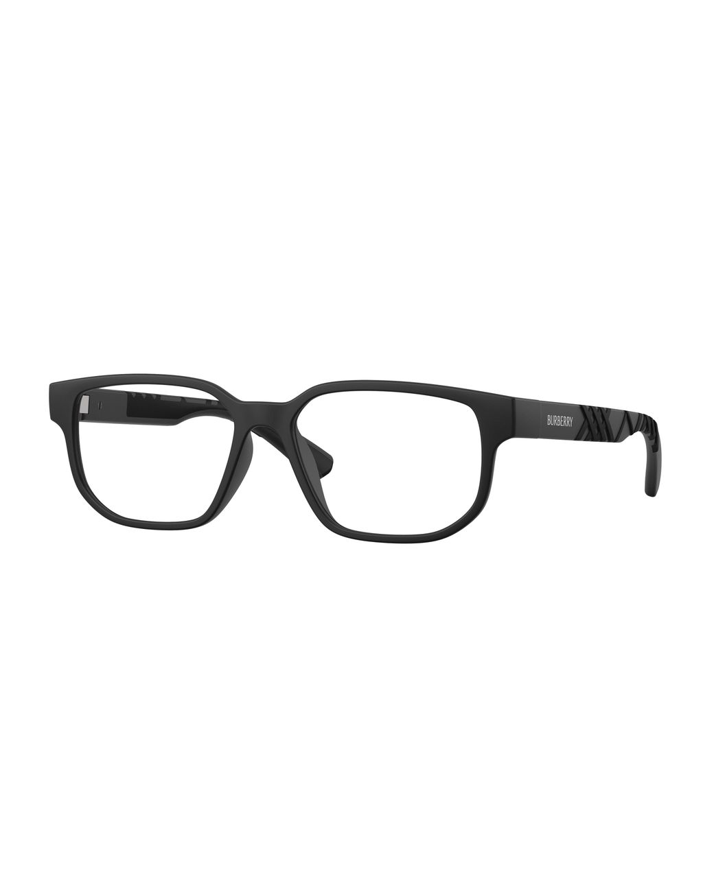 Burberry Black Be2474D 3464 Optical Frames Injected Transparent Squared Normal for men