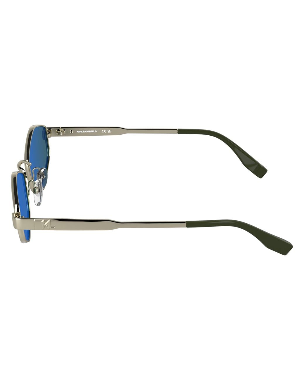 Karl Lagerfeld Black Kl365S 712 Sunglasses Metal Cat Eye Normal