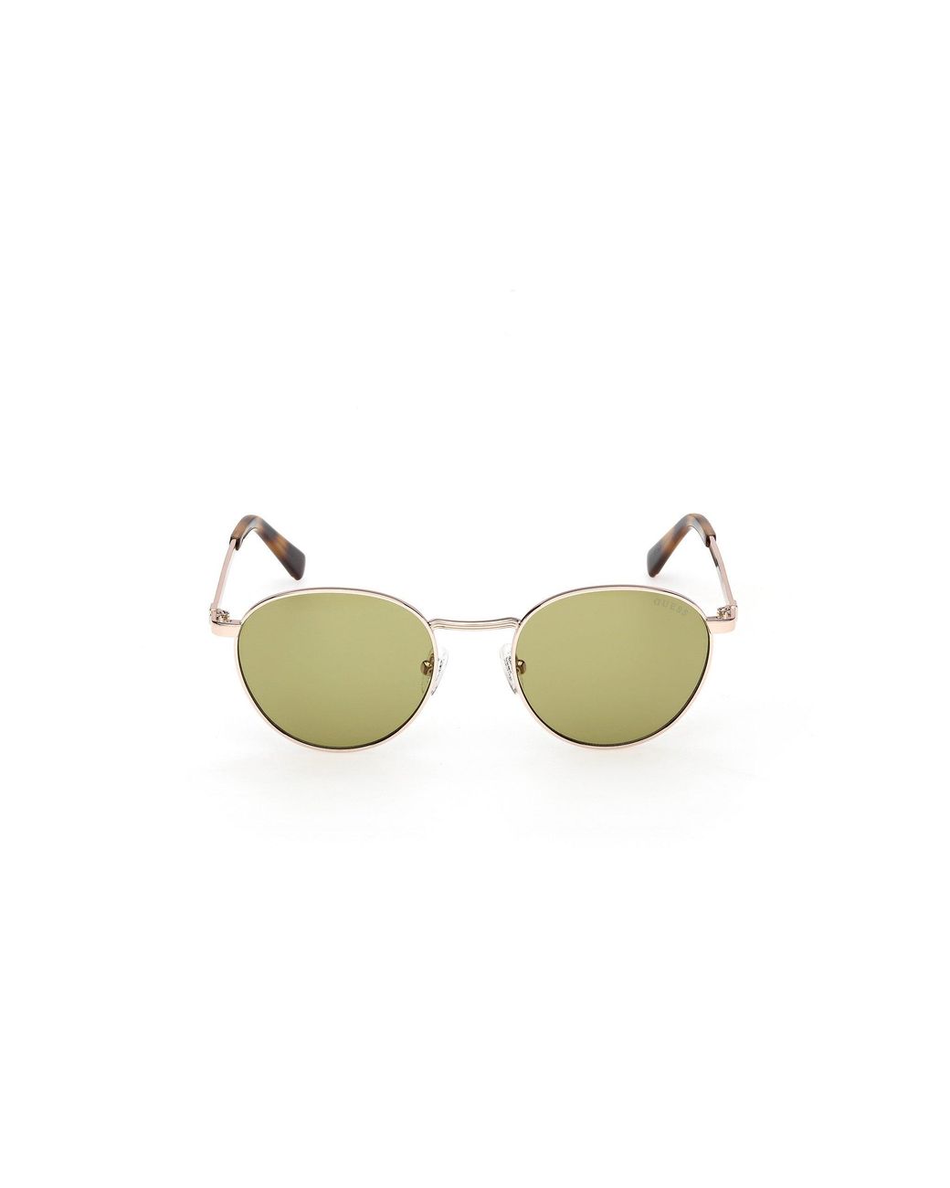 Guess Black Gu00272 32N Sunglasses Metal Round Normal for men
