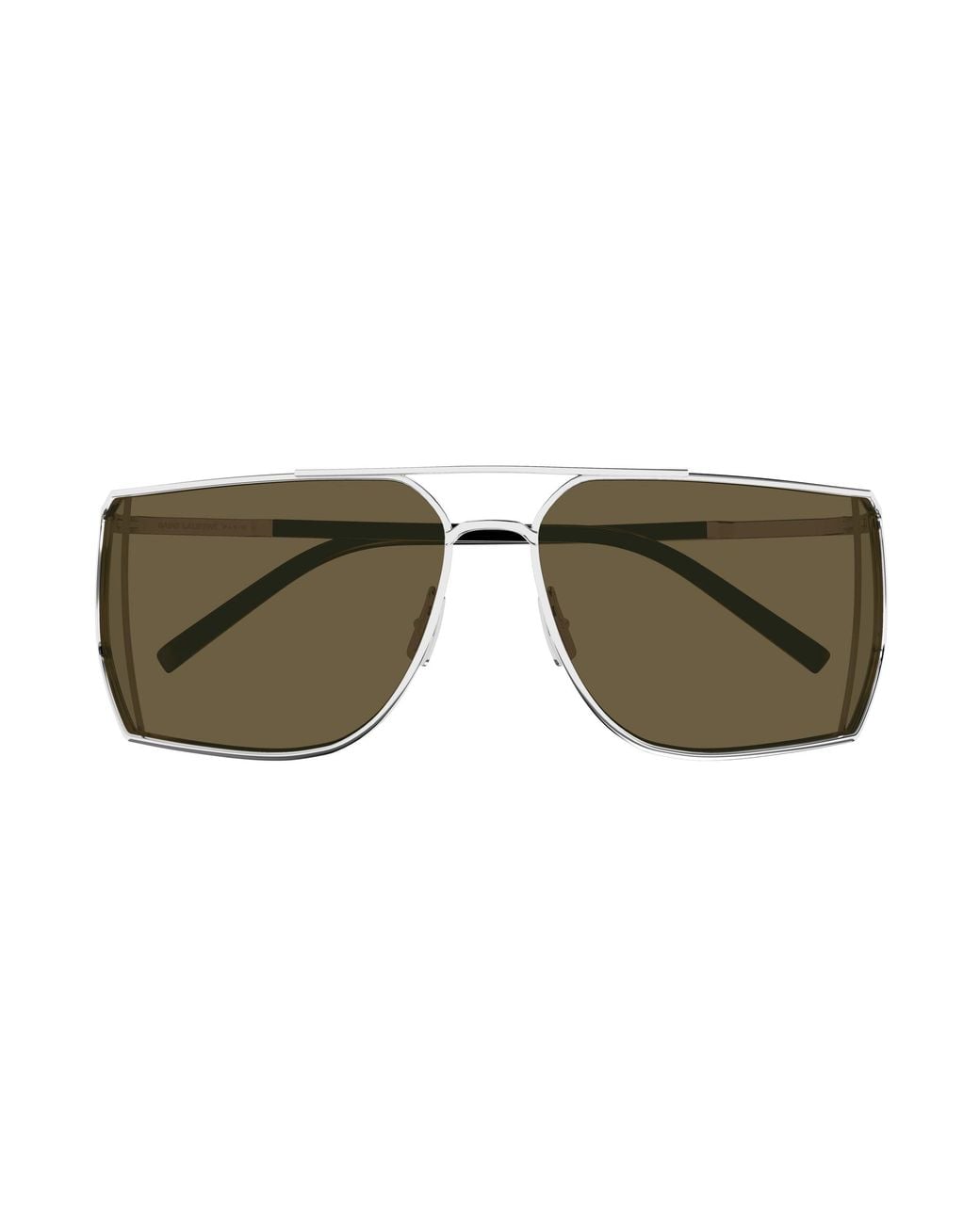 Saint Laurent Black Sl 750 003 Sunglasses Metal Squared for men