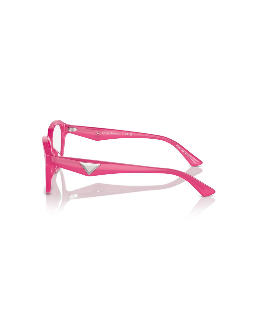 Emporio Armani Black Ea3235U 6118 Optical Frames Acetate Transparent Geometric Normal