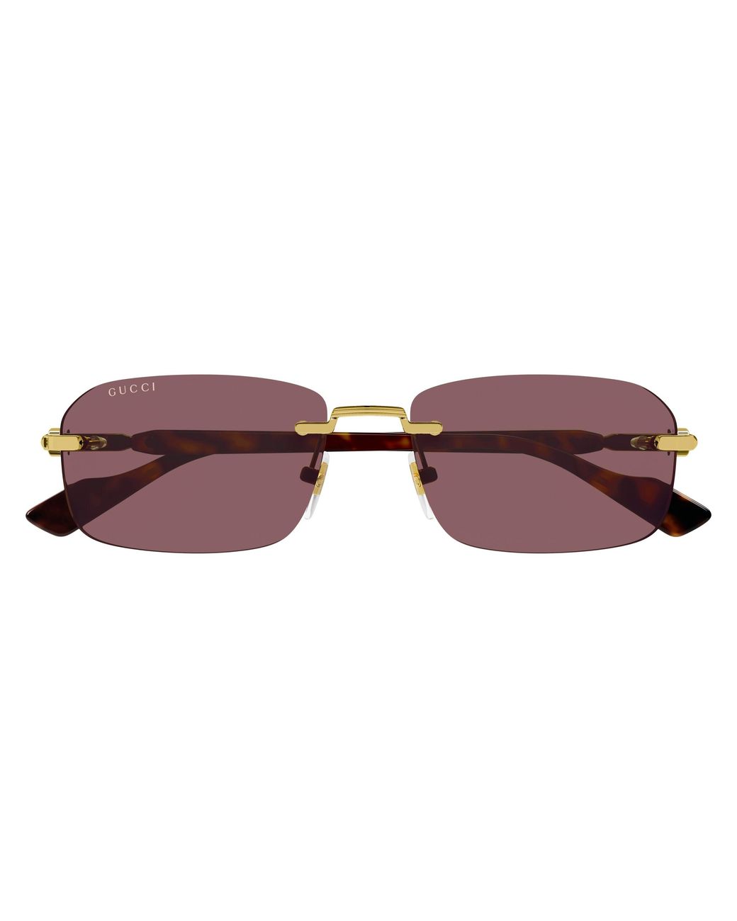 Gucci Black Gg1221S 002 Sunglasses Metal Squared Normal for men