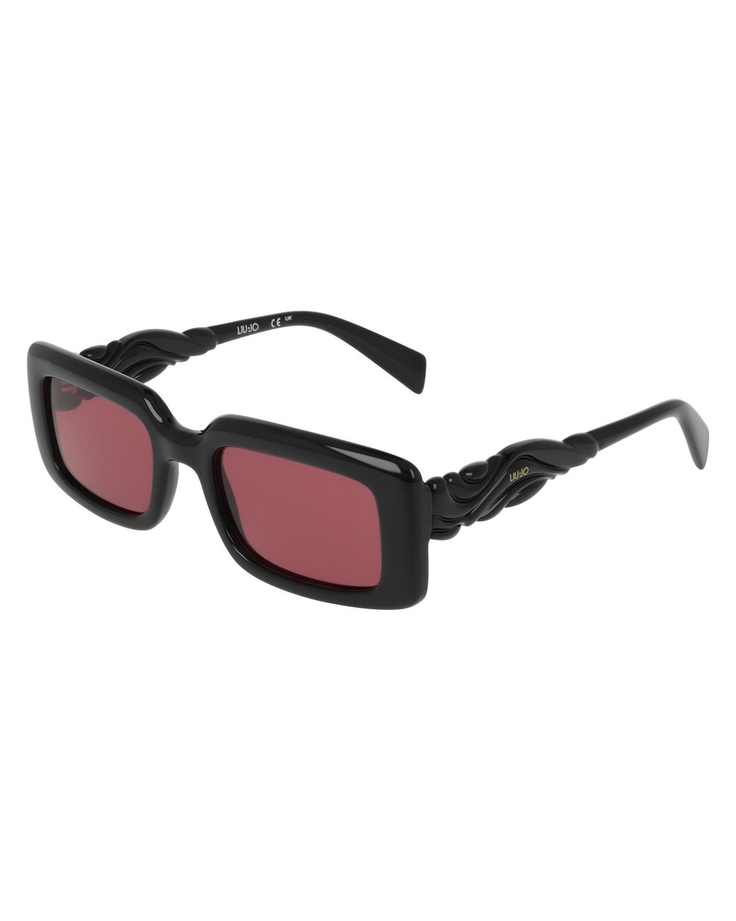 Liu Jo Black Lj806S 001 Sunglasses Bio-Inject Squared Normal