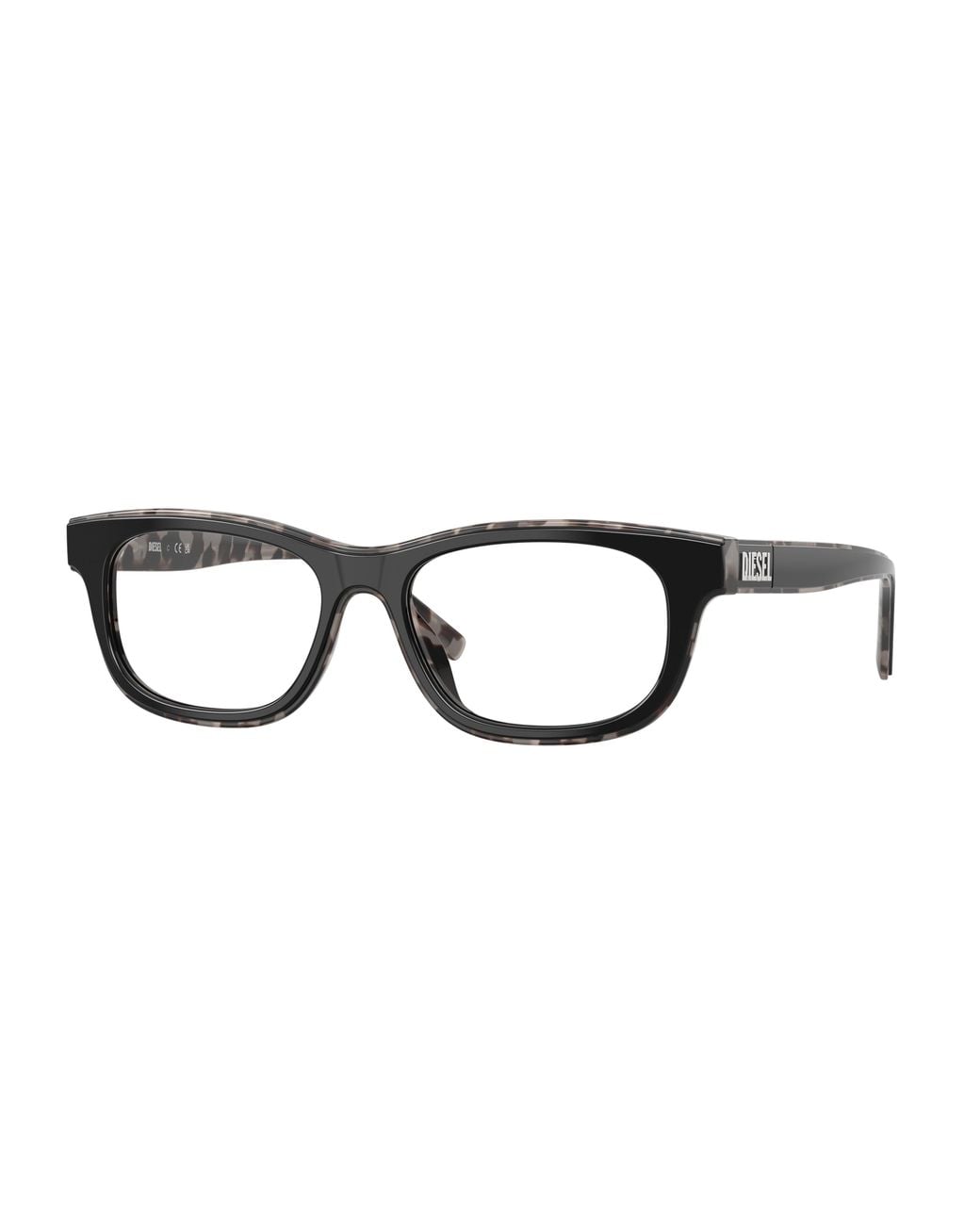 DIESEL Black Dl4027U 2068 Optical Frames Acetate Transparent Squared Normal