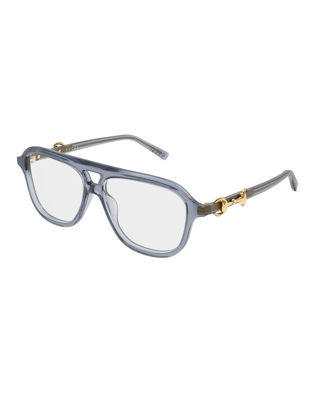 Gucci Black Gg2216O 003 Optical Frames Acetate Transparent Pilot