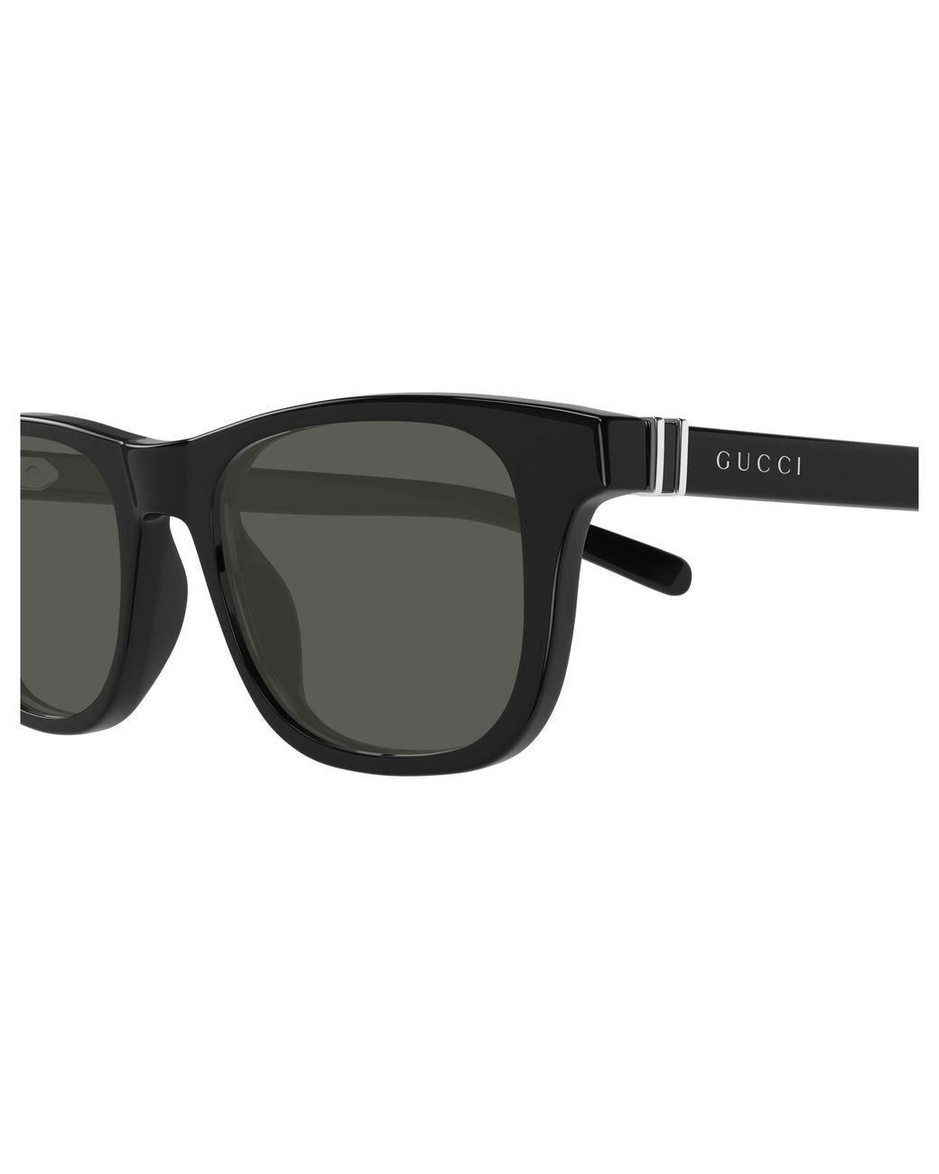Gucci Black Gg1671S 001 Sunglasses Acetate Round for men