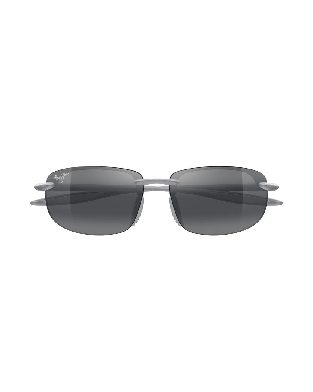 Maui Jim Black Mj0677Sa 002 Occhiali Da Sole Iniettato Grigio Squadrata