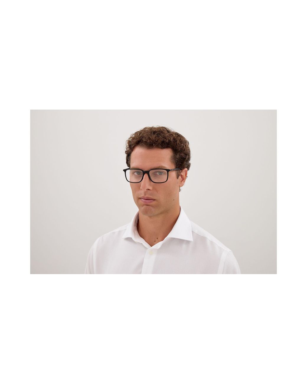 Montblanc Black Mb0328O 005 Optical Frames Acetate Transparent Squared for men