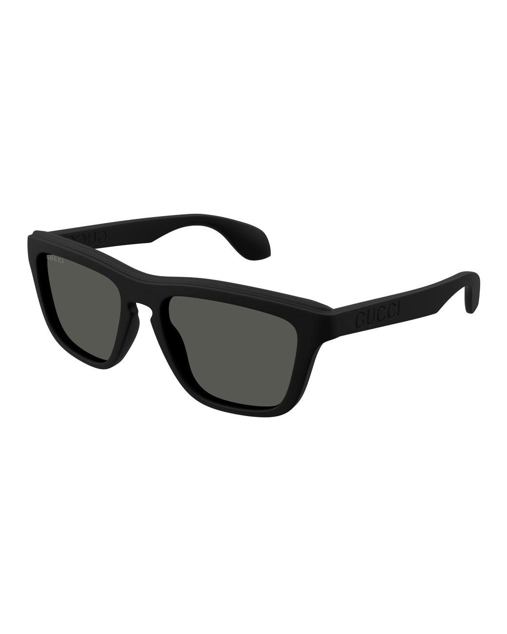 Gucci Black Gg1571S 001 Sunglasses Injected Squared for men