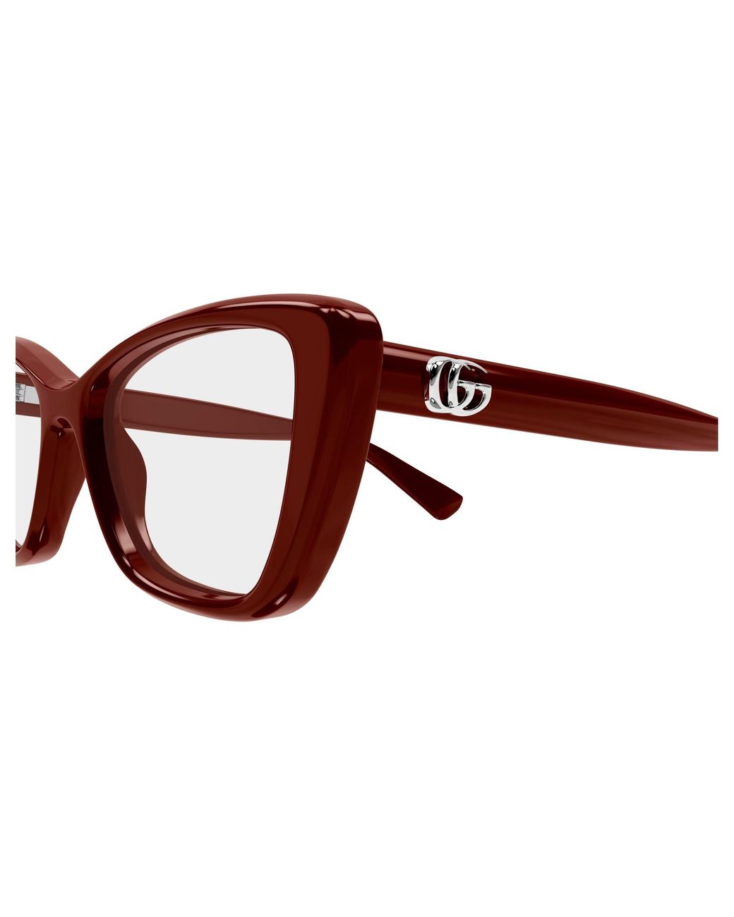 Gucci Black Gg1977O 004 Optical Frames Injected Transparent Cat Eye