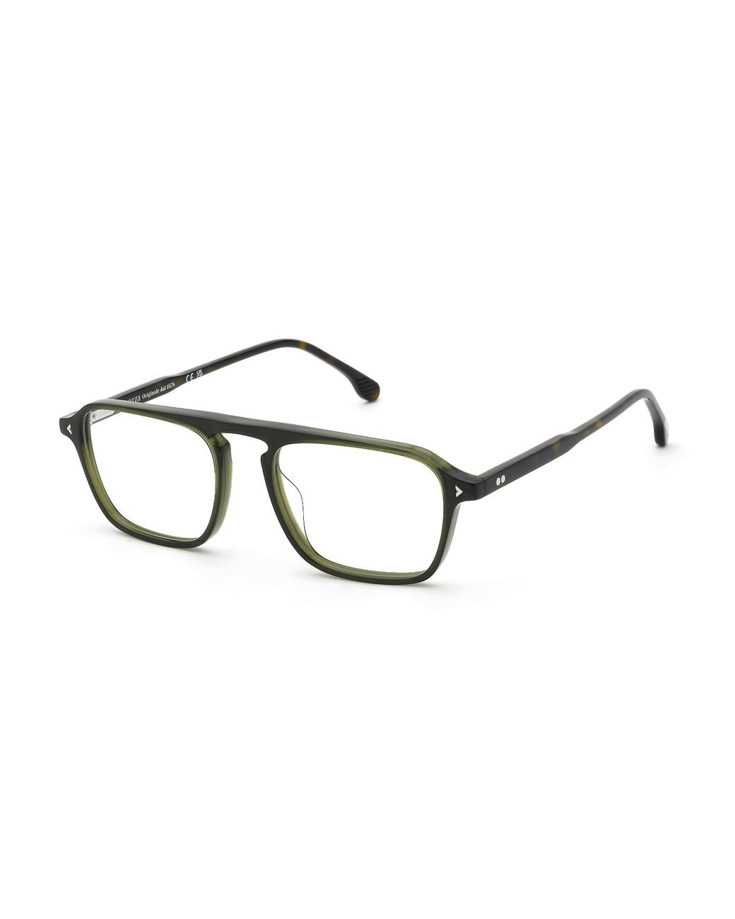 Lozza Black Vl4423 Capalbio 2 07N8 Optical Frames Acetate Geometric for men