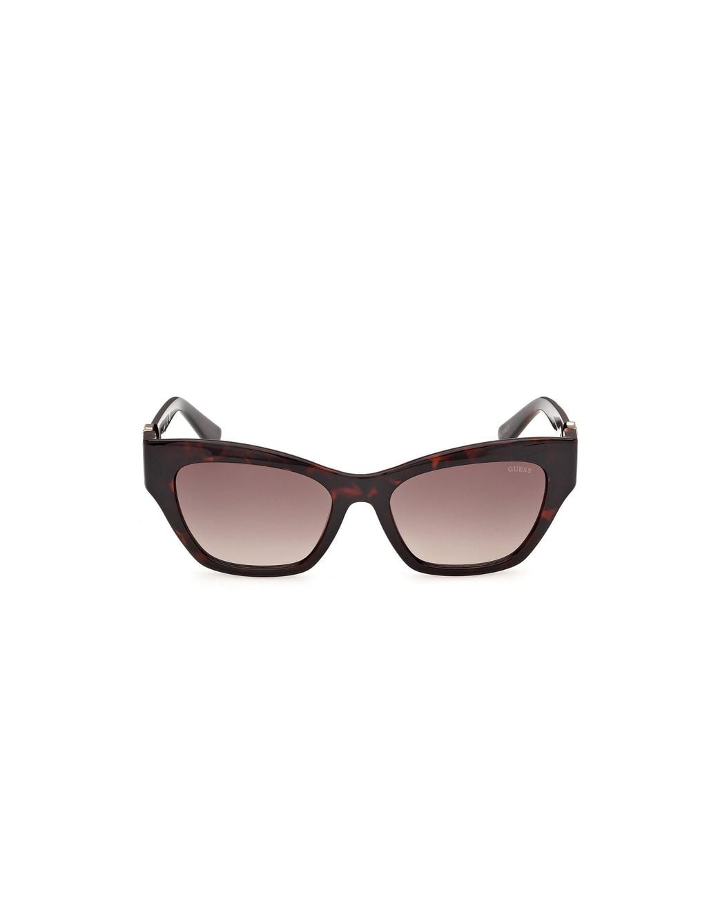 Guess Black Gu00360 52F Sunglasses Injected Squared Normal