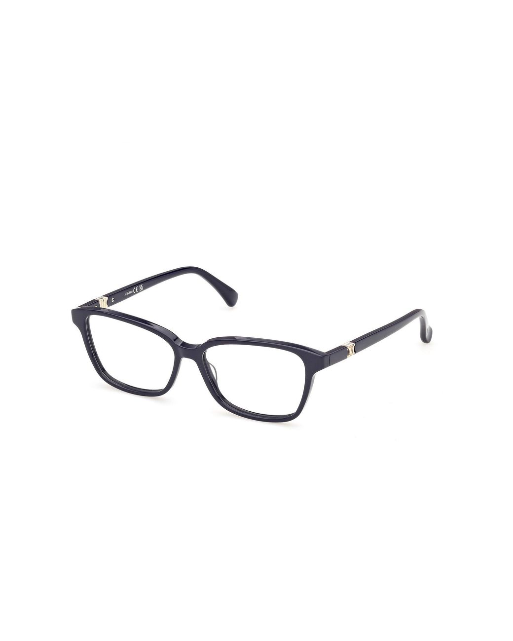 Max Mara Black Mm5261 90 Optical Frames Acetate Squared Normal