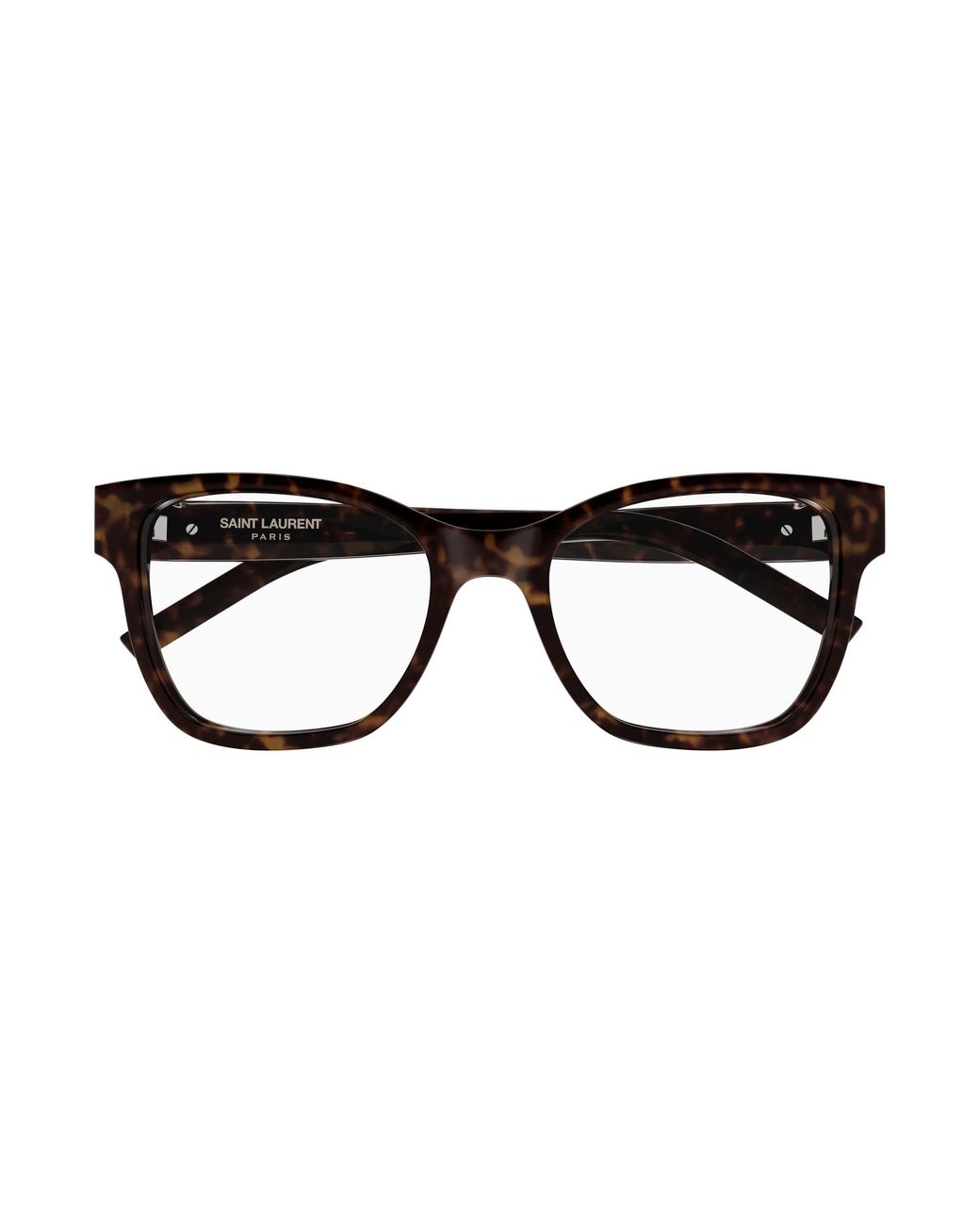 Saint Laurent Black Sl M158 012 Optical Frames Acetate Transparent Cat Eye Antiriflesso