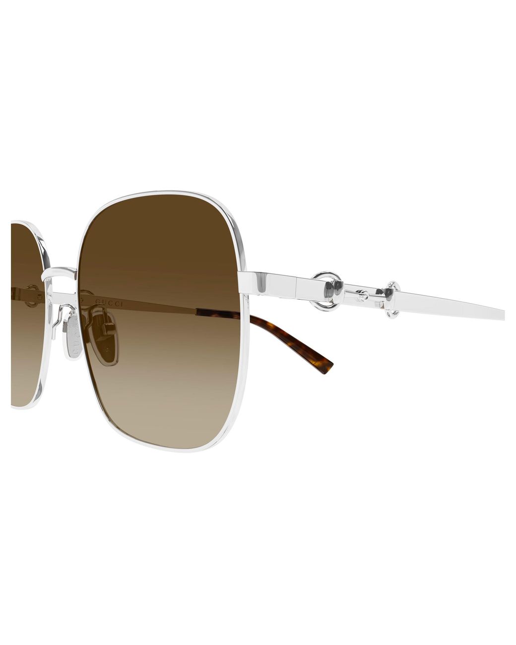 Gucci Black Gg2053S 005 Sunglasses Metal Squared