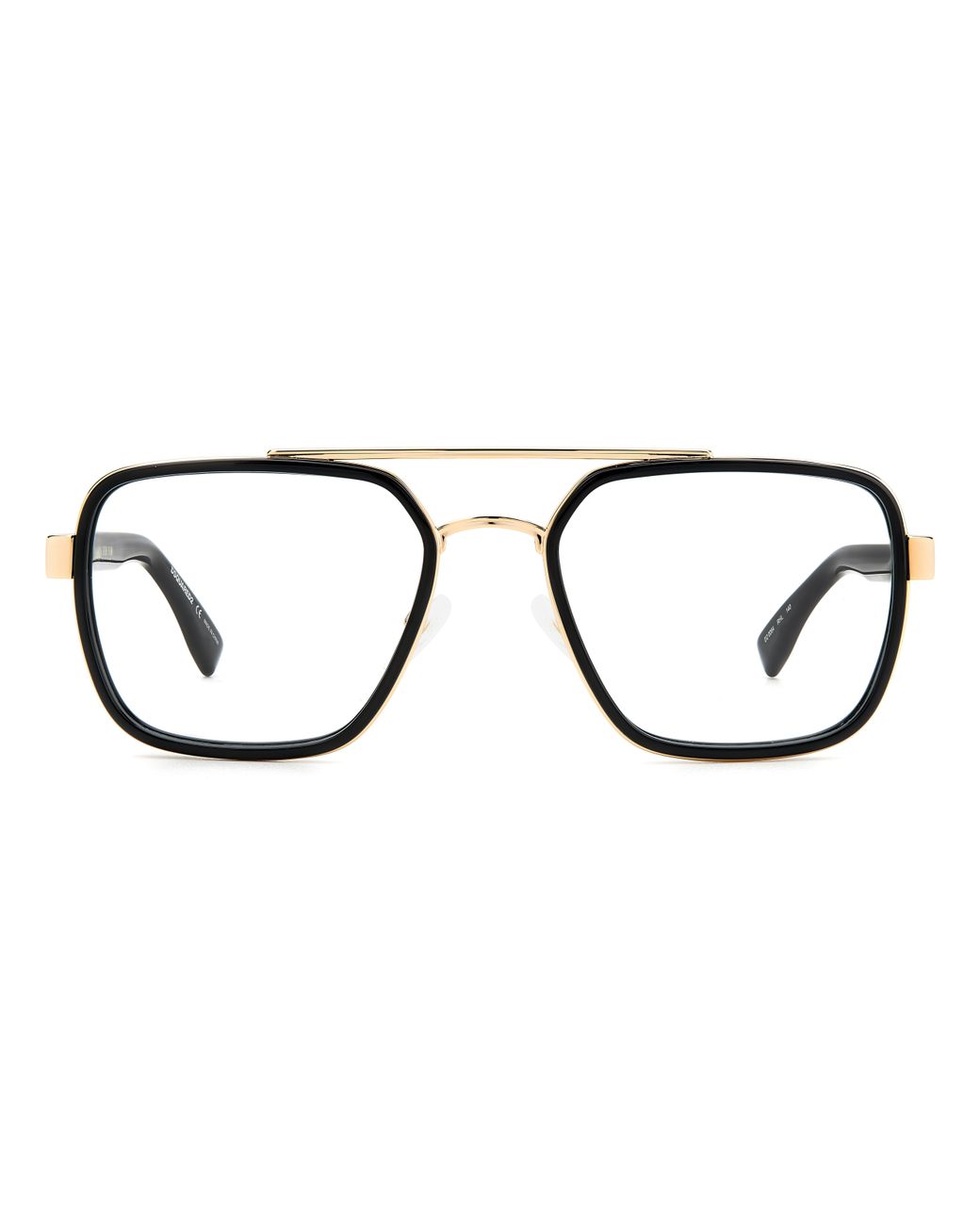 DSquared² Black D2 0064 Rhl Optical Frames Acetate Squared for men