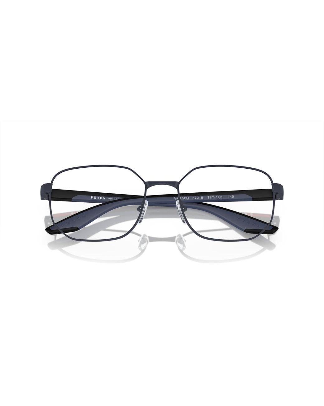 Paradas Linea Rosa Prada Linea Rossa Ps 50Qv Tfy1O1 Optical Frames Metal Geometric Normal ...
