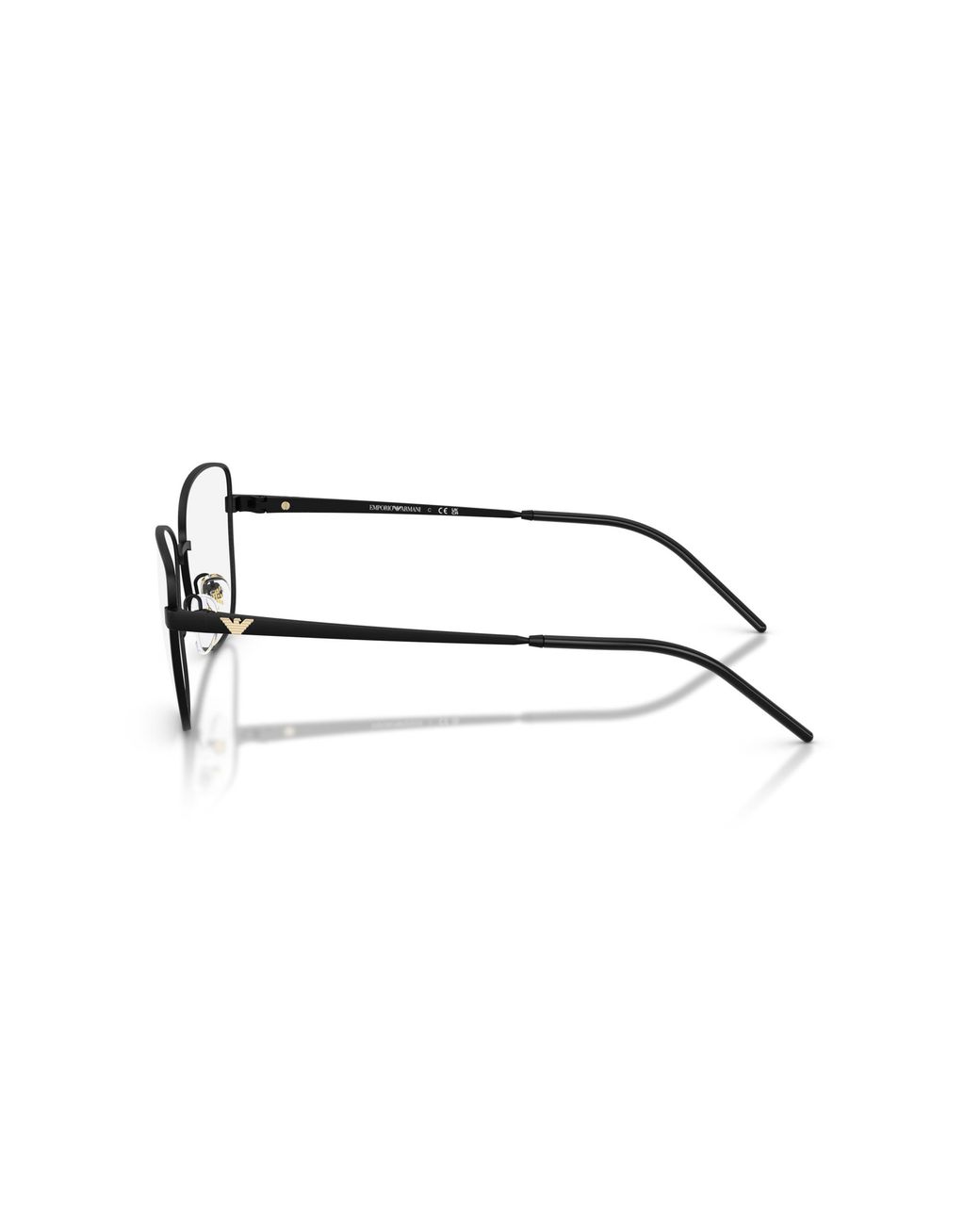 Emporio Armani Black Ea1172 3001 Optical Frames Metal Geometric Normal