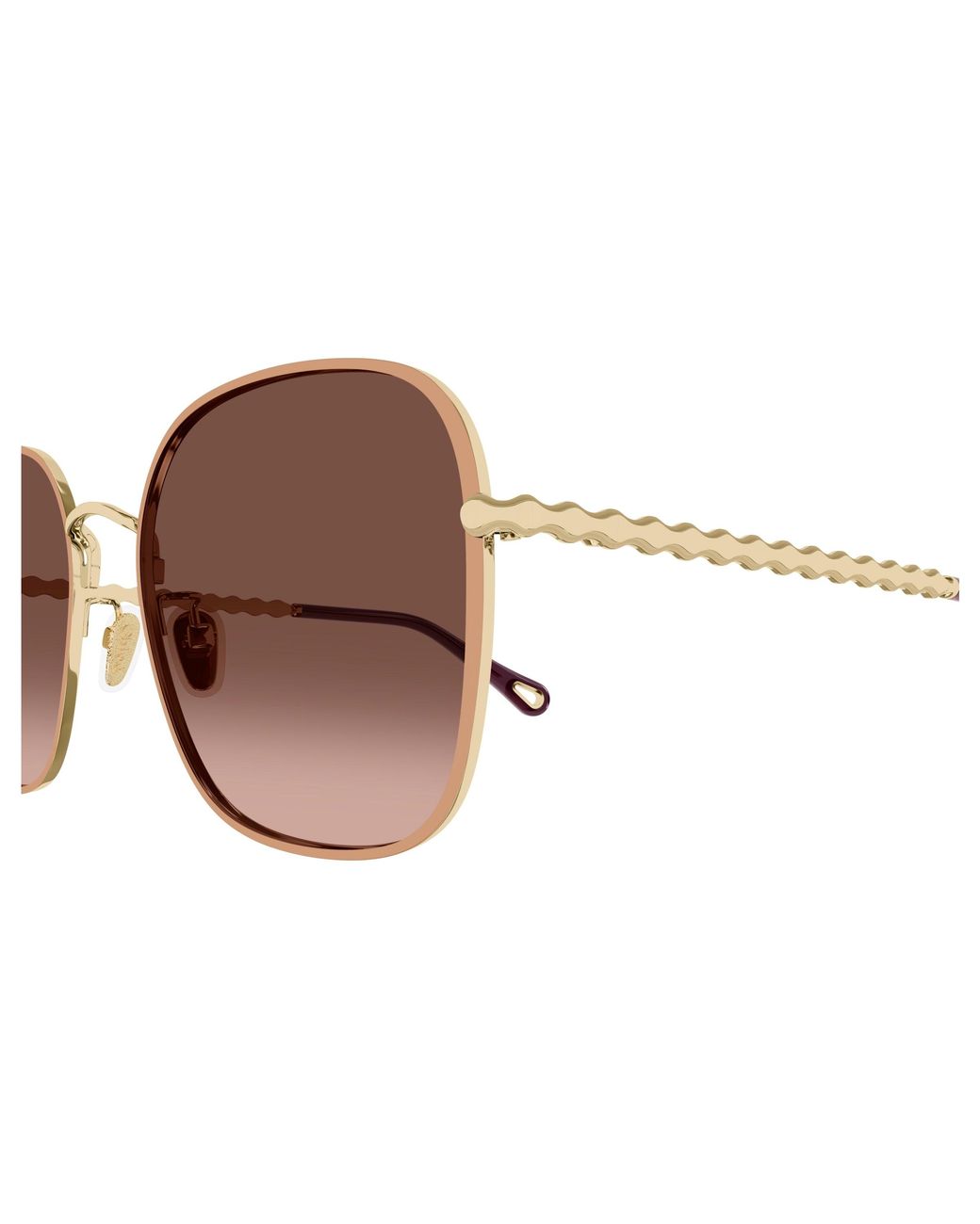 Chloé Black Ch0255Sk 004 Sunglasses Metal Squared