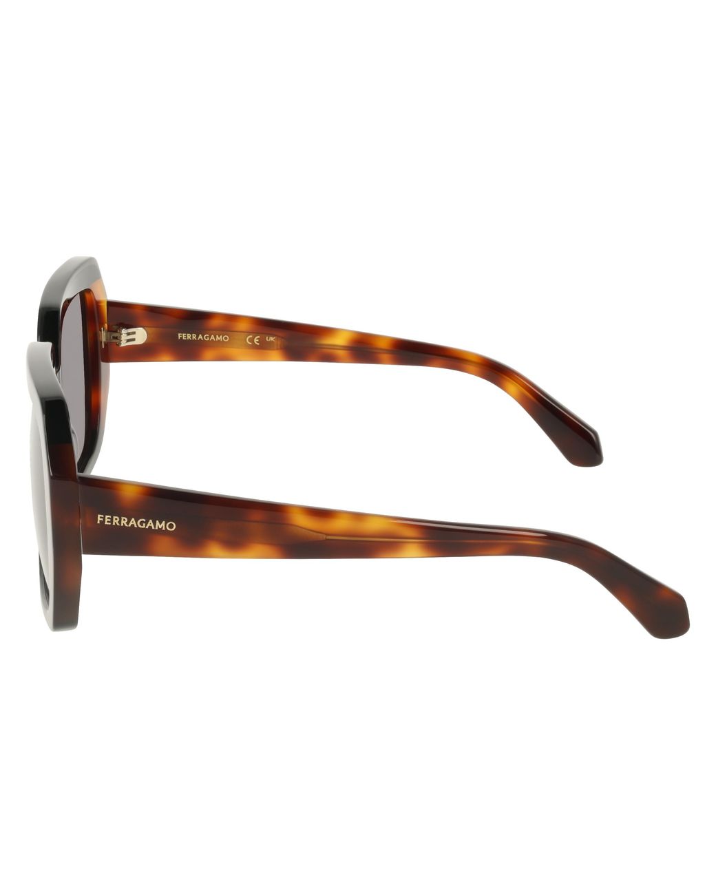 Ferragamo Black Sf2081S 006 Sunglasses Acetate Squared Normal
