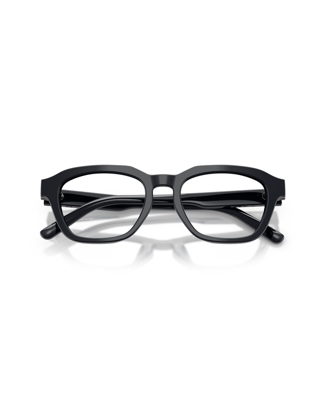 Emporio Armani Black Ea3291U 6457 Optical Frames Acetate Transparent Geometric Normal for men