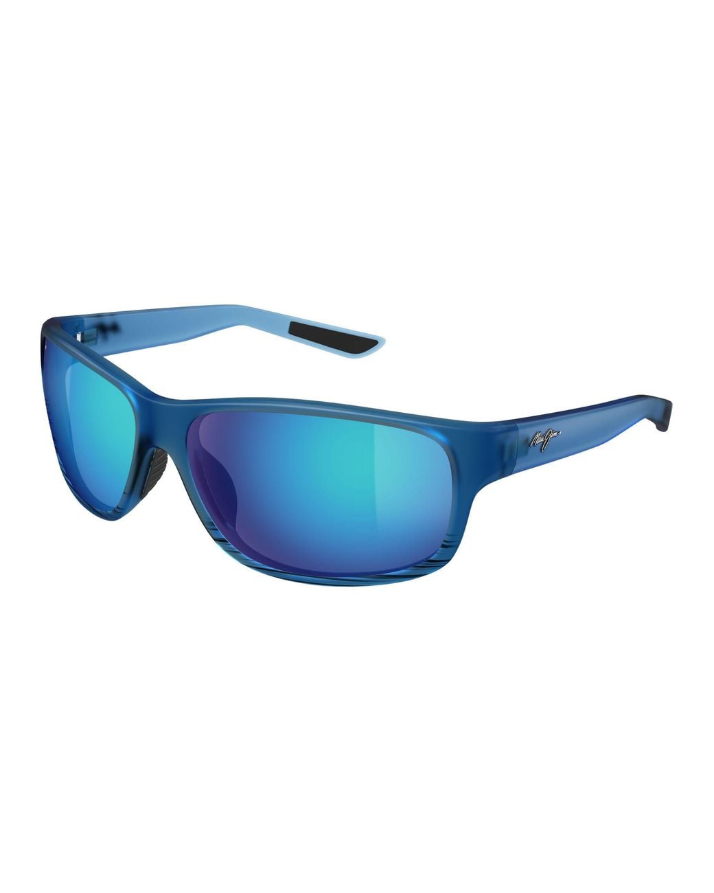 Maui Jim Black Mj0840S 002 Occhiali Da Sole Iniettato Squadrata