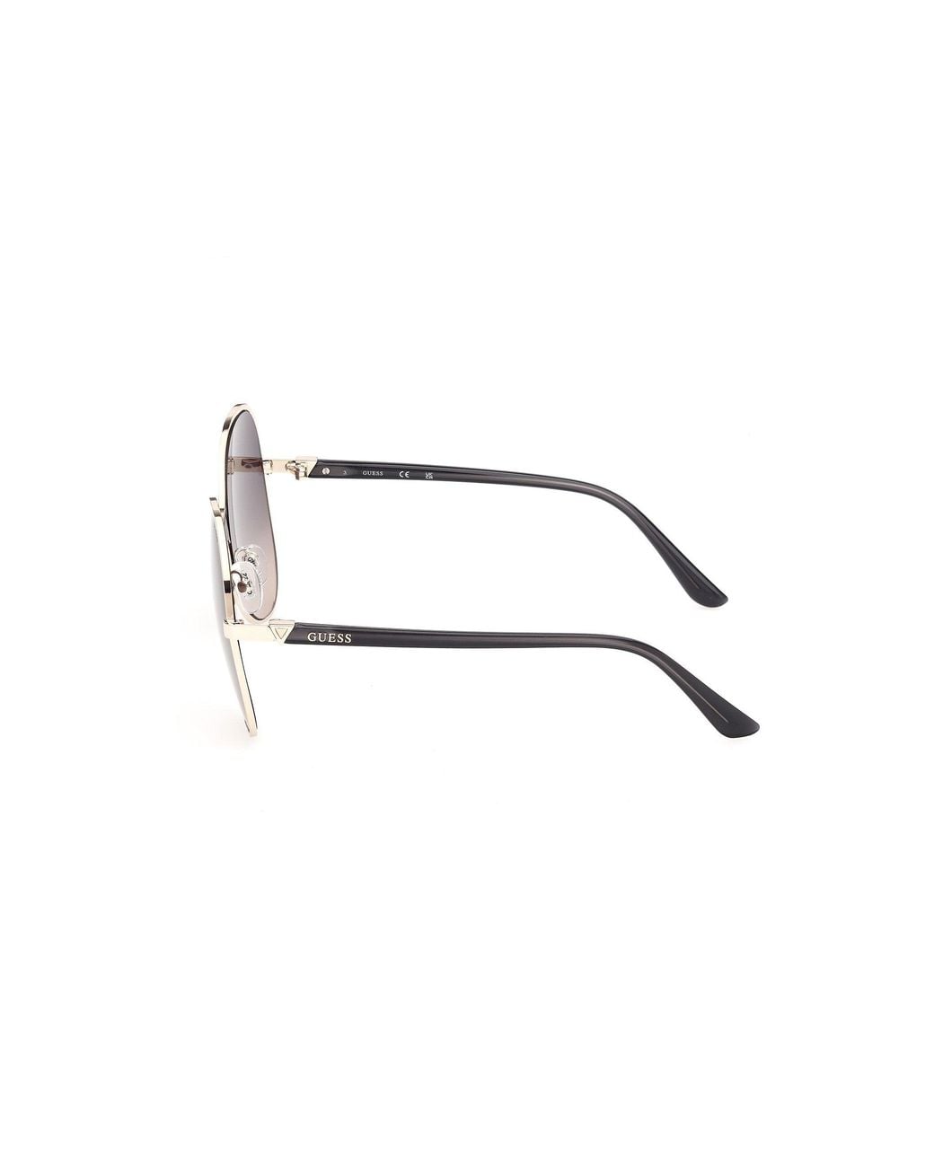 Guess Black Gu00359 32B Sunglasses Injected Smoke Butterfly Normal