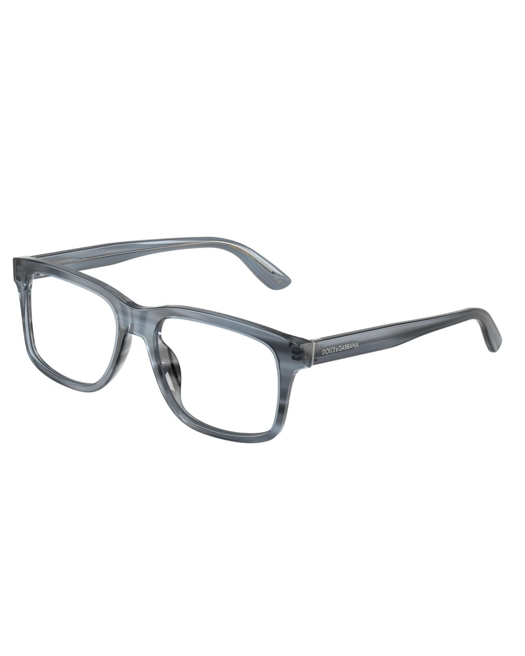 Dolce & Gabbana Black Dg3453 3482 Optical Frames Acetate Transparent Squared Normal for men