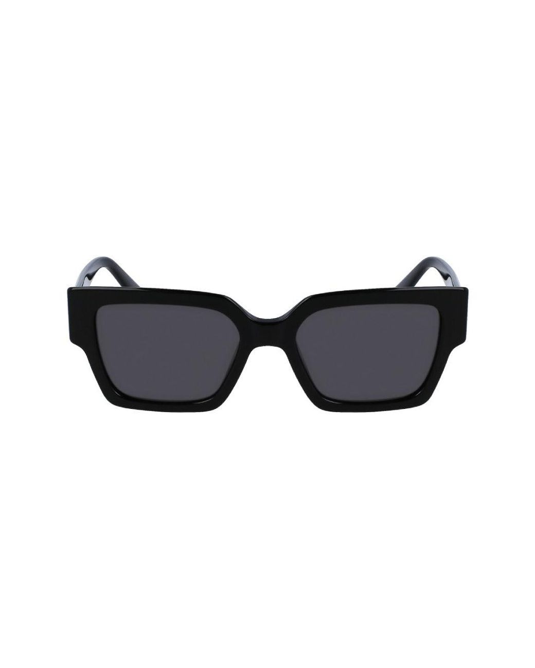 Karl Lagerfeld Black Kl6089S 001 Sunglasses Acetate Smoke Squared Normal Photochromatic for men