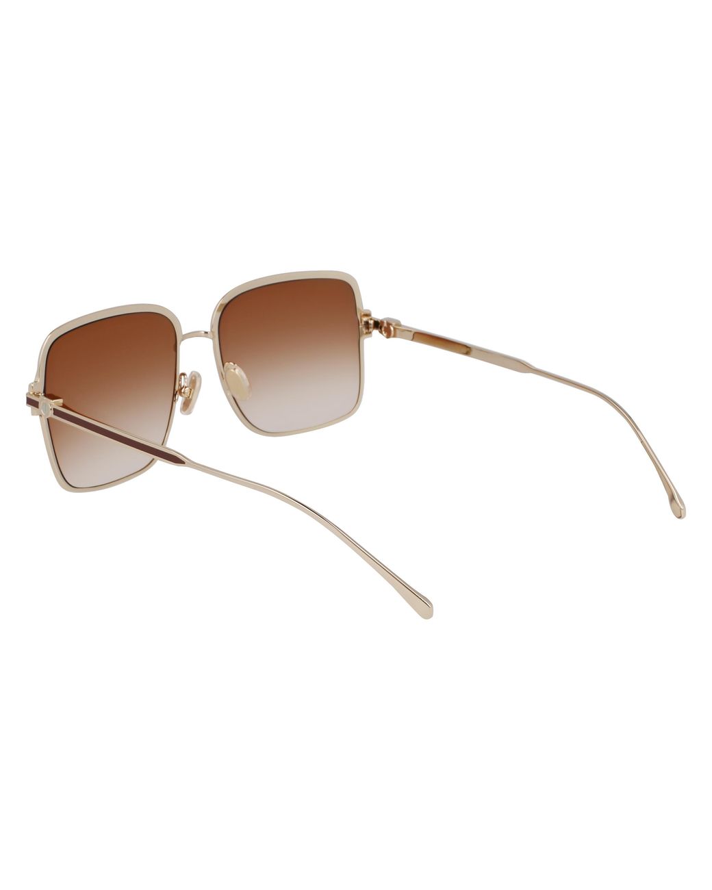 Ferragamo Black Sf317S 704 Sunglasses Metal Squared Normal Shaded